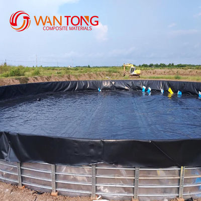 gladde 1,5 mm HDPE-geomembraan voor reservoirs en zwembaden