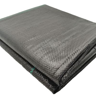 Geotextielgeweven 3.81*15.24m 120GSM PP Geweven Geotextielstof voor aangepaste lengte