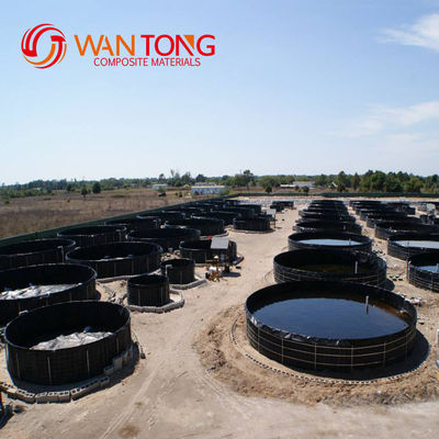 100% maagdelijk HDPE LLDPE grondstof Wantong 0,5 mm geomembraan voor stortplaatspoelliner