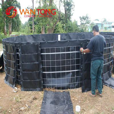 100% maagdelijk HDPE LLDPE grondstof Wantong 0,5 mm geomembraan voor stortplaatspoelliner
