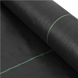 Gepersonaliseerde lengte 130GSM 170GSM Zwart PP Geweven Stof Geotextiel met CE-certificaat