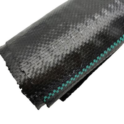 Gepersonaliseerde lengte 130GSM 170GSM Zwart PP Geweven Stof Geotextiel met CE-certificaat