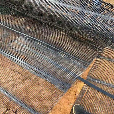 Hoogsterke 40 kn/M HDPE eenassige plastic geogrid voor 50 m rollengte en 1 m breedte
