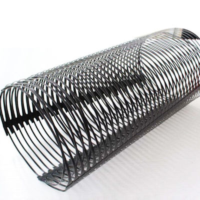 120KN HDPE Plastic Uniaxial Geogrid voor geosynthetische stabilisatie 50m rollengte