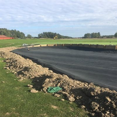 Geo-membraan voor vispoelen met 100% maagdelijk HDPE
