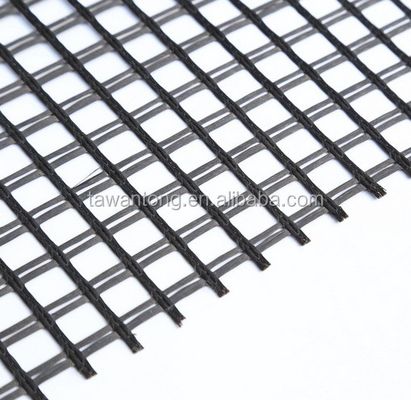 ISO-standaard glasvezel mesh Geogrid voor wegversterking 50-200m Duurzaam