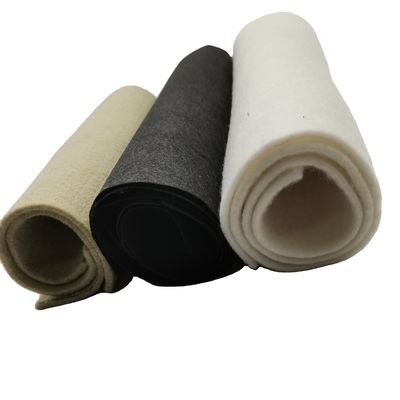 Zwarte korte vezel naald voor huisdieren gepunst geotextiel van niet-geweven textiel voor versterking van het filtratieproces