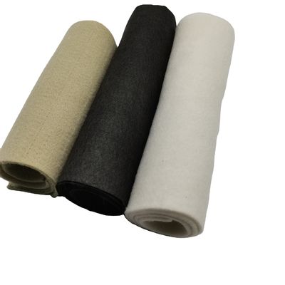 Zwarte korte vezel naald voor huisdieren gepunst geotextiel van niet-geweven textiel voor versterking van het filtratieproces