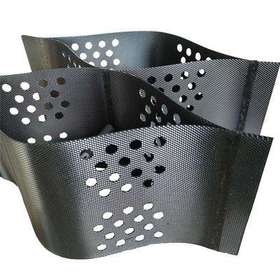 Geocellen met textuur/perforatie van HDPE voor versterking van beugelwanden Hoogte 50 mm-250 mm
