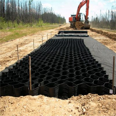 Geocellen van textuurde geperforeerde kunststof HDPE 75 mm/100 mm/150 mm