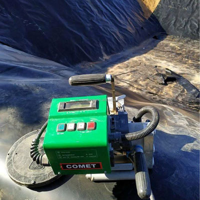 Chinese design stijl 1.0 mm glad oppervlak HDPE Zwarte Geomembrane Roll voor garnalen
