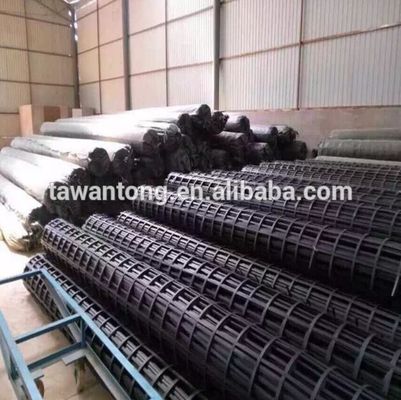 1-6m breedte hoge treksterkte Bi-axial lasstaal Plastic Composite Geogrid gemaakt