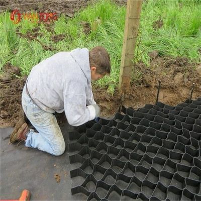 330 mm-1000 mm Lassafstand HDPE-geocellengras voor weg- en hellingsbescherming