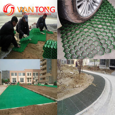 Versterking van het gazon op de oprit Met een modern ontwerp Eco Plastic Grid Paver