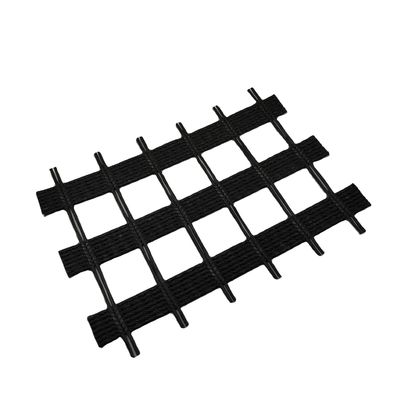PET-geogrid met breeksterkte van 50-50KN/m en traditionele vormgeving