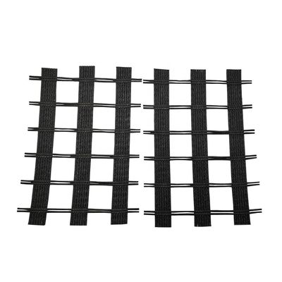 PET-geogrid met breeksterkte van 50-50KN/m en traditionele vormgeving