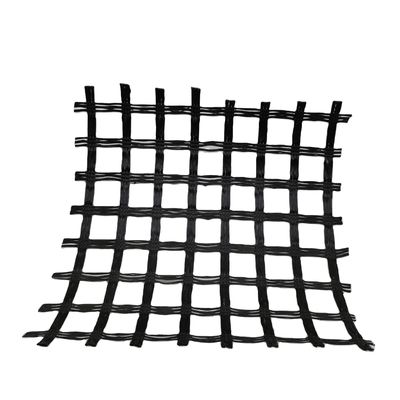 100 m/rol PET-warp gebreid geogrid voor de bouw van steunmuren