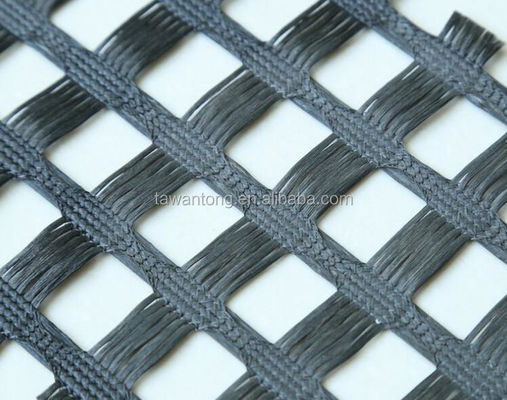25mm*25mm Traditioneel ontwerp Civiele techniek PET Mesh Geogrid Behoudmuur Geo Grid Grondgrid
