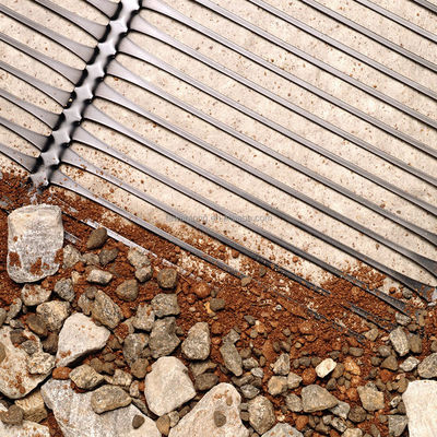 CE-gecertificeerd 120 kn 160 kn PE/PP eenastig geogrid Geogrid van kunststof voor wegbouw