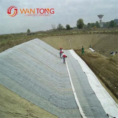 Witte bentonietversterkte Gcl in traditioneel ontwerp voor waterdichte projecten 4000 g/m2
