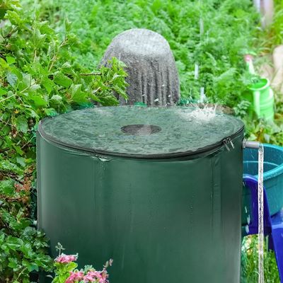 380L PVC-doek opvouwbare draagbare wateropslagbank voor boerderij-tuin landbouw