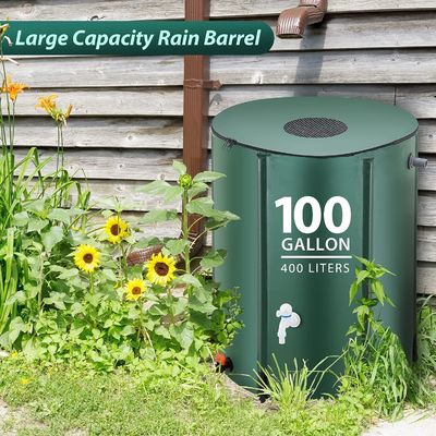 Regenvat 100 liter milieuvriendelijke keuze voor het verzamelen van regen en water in de tuin