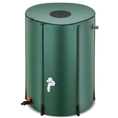 Extra stabiel 250L draagbare waterverzamelaar regenvat voor waterdichte regenverzameling