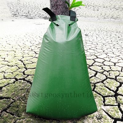 Bewatering van bomen met druppelbewateringssystemen Waterbesparing en ondersteuning van de wortelontwikkeling