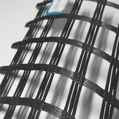 12.7*12.7mm 25.4*25.4mm Mesh Size Bitumen Coated Fiberglass Geogrid voor Asfaltweg