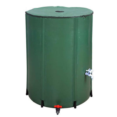 Groen opvouwbaar PVC regenvat 66 gallon 250L draagbare wateropslagvat opvouwbaar