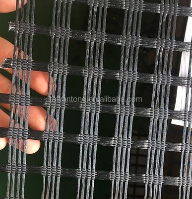 Chinese ontwerpstijl ISO-standaard 50kn Glasvezel Geogrid voor wegbouw
