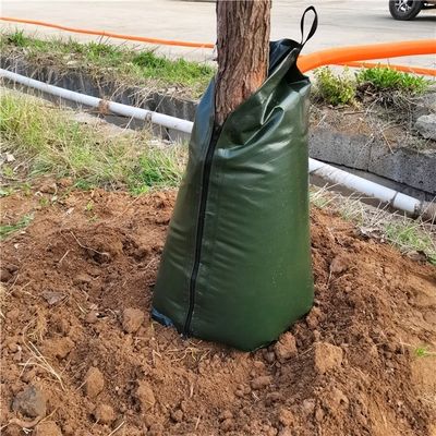 Donkergroen, langzaam loslaten, waterzak voor bomen 250-3500 gram