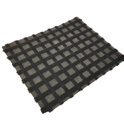 Wegversterking 100-100 kn Geogrid van glasvezel samengesteld met 50 g niet-geweven stof