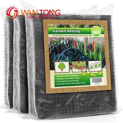 Persoonlijke kleur HDPE PP Plastic Extruded Anti-Bird Net met 2cm Mesh