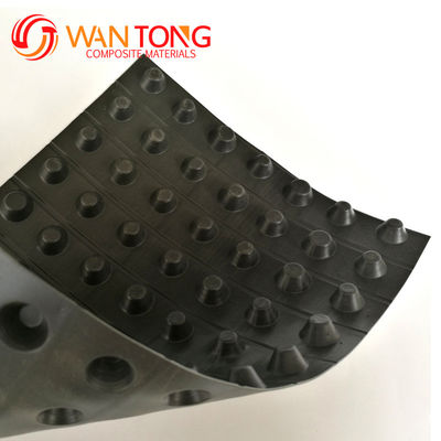 Bouwblauwe HDPE-plaat 10 mm drainagecel met CE/ISO9001/ISO14001 certificeringen
