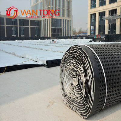 Daken water afvoer HDPE PP Gimpled Board Plastic Drain Sheet Compound Cell Drain Board