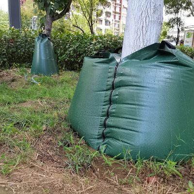 Groen 2 verpakkingen 15 gallon langzaam loslaten zelfdruppelbewatering Boom waterzak CE/ISO goedgekeurd
