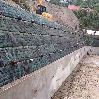 50 m lengte HDPE/PP eenastig kunststof geogrid voor versterking van steunstructuren