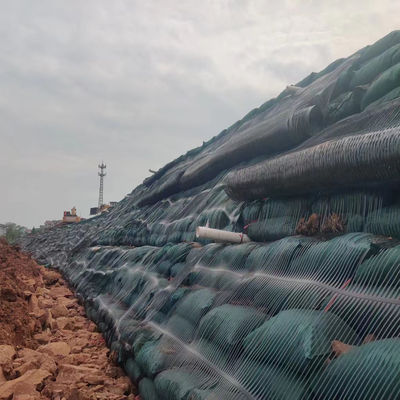 50 m lengte HDPE/PP eenastig kunststof geogrid voor versterking van steunstructuren