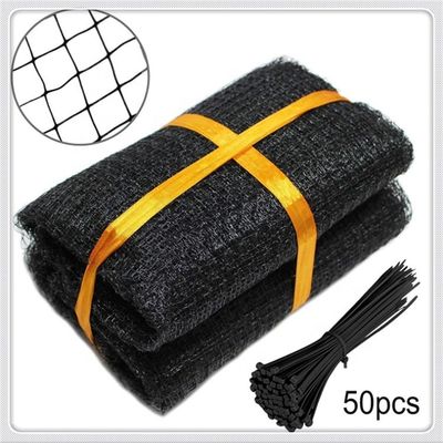 Max 4m breedte aangepaste lengte 13GSM Bop Stretched PP Net voor tuin vogel bescherming