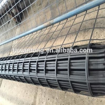 20 kn-1200 kn geogrid van staal en kunststof voor wegbouw en bodemstabilisatie