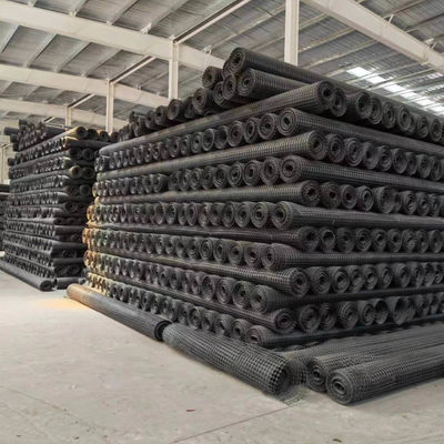 Bi-axial mesh geogrid met 15KN 20KN 25KN 30KN 40KN polypropyleen plastic PP