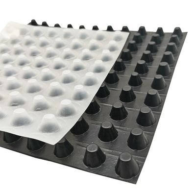 8 mm hoog HDPE PP niet-geweven samengesteld afvoerplaat/afvoerplank