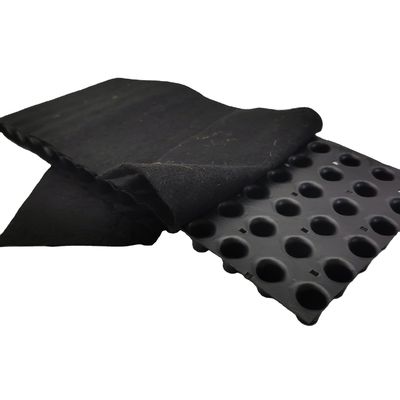 8 mm HDPE PP Virgin Recycle Drainage Board voor het bouwen van ondergrondse parkeerplaatsen