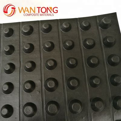 Andere grondwerkproducten 12 mm Dimple Height Drainage Cell Drainage Board voor daktuin
