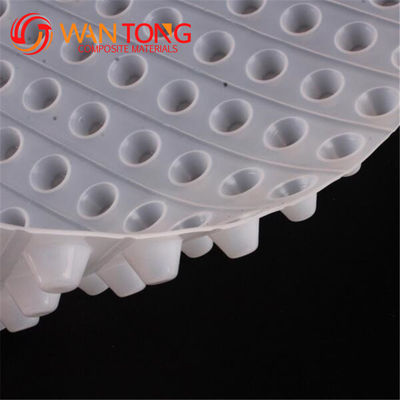 HDPE PP Virgin Recycle High Strength 10mm Dimple Height Drainage Board voor tunnel/metro