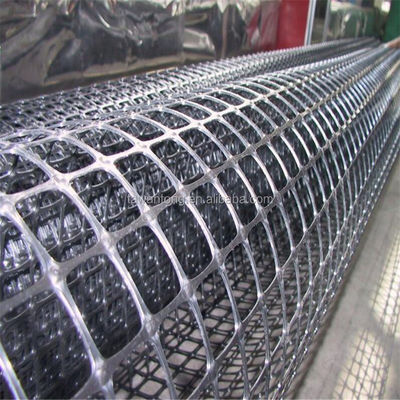 1-6 m breed Plastic Geogrid voor hoogvast bodemstabilisatie van Biaxial Driveway