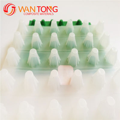 HDPE PP Virgin Recycle High Strength 10mm Dimple Height Drainage Board voor tunnel/metro