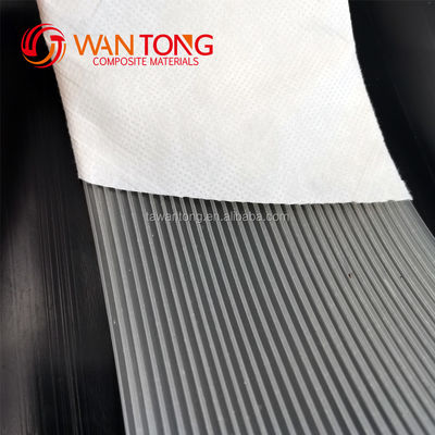 4 mm Hoogte PP PE Geotextiel Type Gefabriceerde Verticale Drain PVD Plastic Board Drain