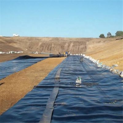Geomembrane van HDPE-damliner voor damproject Lengte volgens de eisen van de klant
